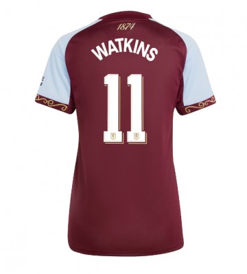 Aston Villa Ollie Watkins #11 Hemmatröja Dam 2025-26 Kortärmad
